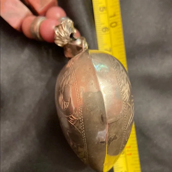 Vintage Sterling Silver Heart Pendant and Pink Stone Necklace - Picture 16 of 16